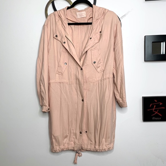 Love Tree Blush Hooded Anorak Jacket - Picture 3 of 6